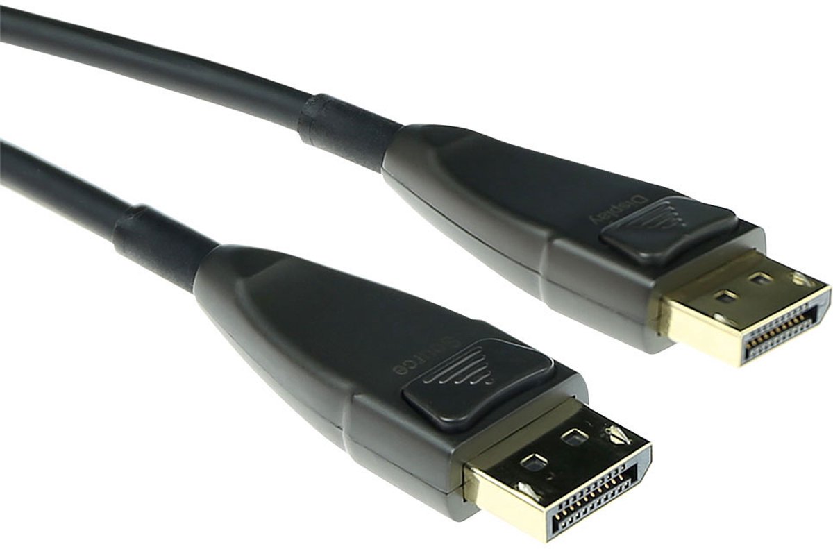 ACT AK4030 Hybride DisplayPort Active Optical Cable (AOC) | DisplayPort male/DisplayPort male | 10 meter