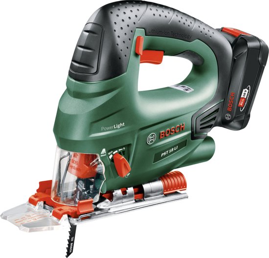 Bosch PST 18 LI Accudecoupeerzaag - Met koffer - Met 1x 18 V accu en lader