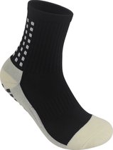 New Age Devi - Gripsokken - Sportsokken - Gripsokken Voetbal - Zwart/Wit - Grip Socks - Pilates Sokken - Yoga Sokken - Anti Blaren - One Size - Compressie - Voetbal