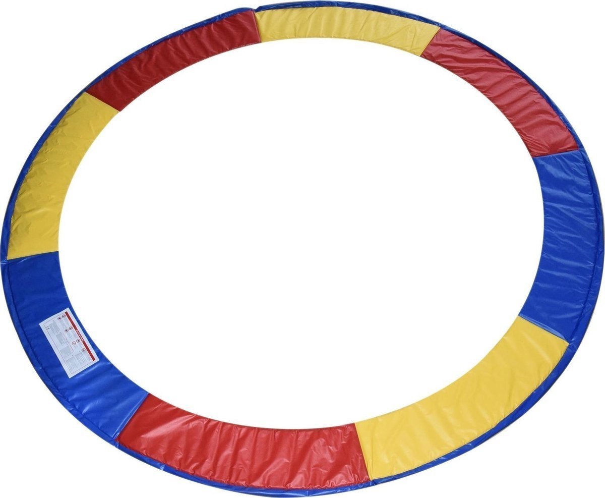 Viking Sports Trampoline rand 305 cm pvc rood geel blauw