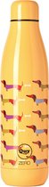 Quy Cup - 500ml Thermosfles “Pedro” 12 uur heet 24 uur koud herbruikbaar RVS fles (304)
