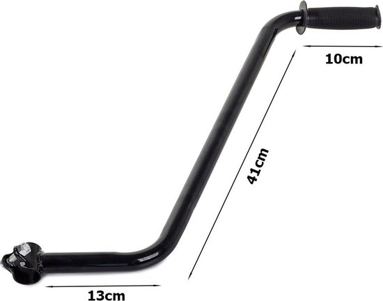 Barre de poussée pour vélo enfant - Universel - Zwart - 45 cm