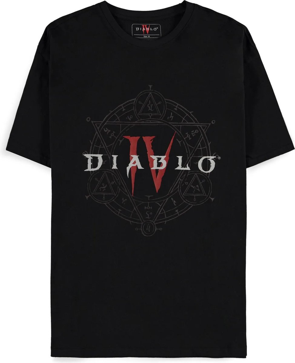 Diablo - Logo Heren T-shirt - M - Zwart
