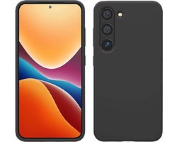 Ceezs telefoonhoesje geschikt voor Silicone hoesje Samsung Galaxy S23 Plus (zwart) - optimale bescherming - siliconen hoesje - zwart