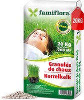 Famiflora | Chaux pour pelouse | pelouse à la chaux 200m² | 20 kg