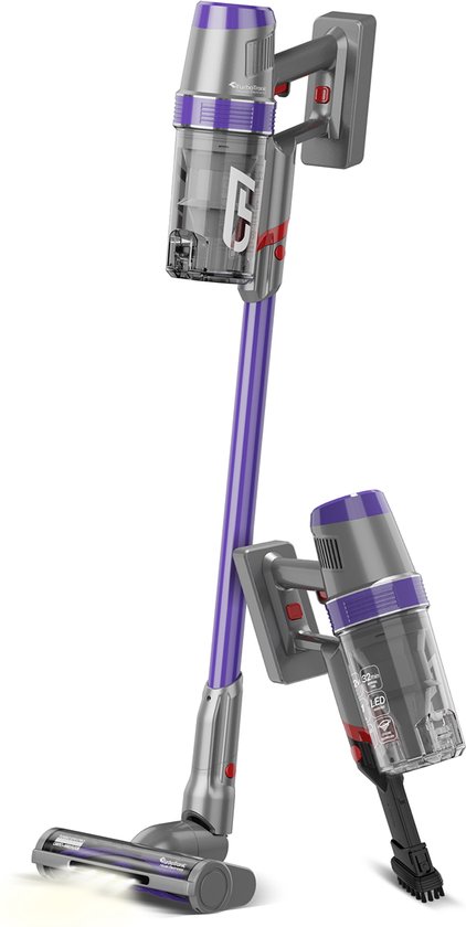 Aspirateur balai sans fil TurboTronic CF7 avec aspirateur à main