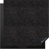 KitchenYeah® Inductie beschermer 58x59 cm - Graniet print - Zwart - Grijs - Kookplaataccessoires - Afdekplaat voor kookplaat - Inductiebeschermer - Inductiemat - Inductieplaat mat