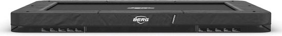 BERG Ultim Champion InGround Trampoline - 330 cm - Rechthoekig - Met AirFlow Pro - Twinsping - Grijs