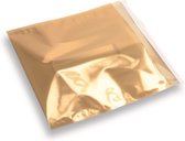 Folie Enveloppen - 220x220 mm - Goud transparant - 100 stuks