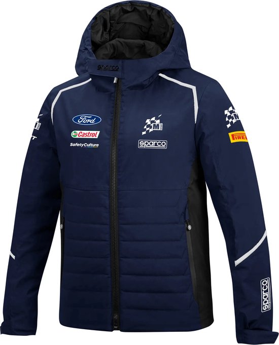 Sparco M-Sport Winter Jas Marineblauw - M