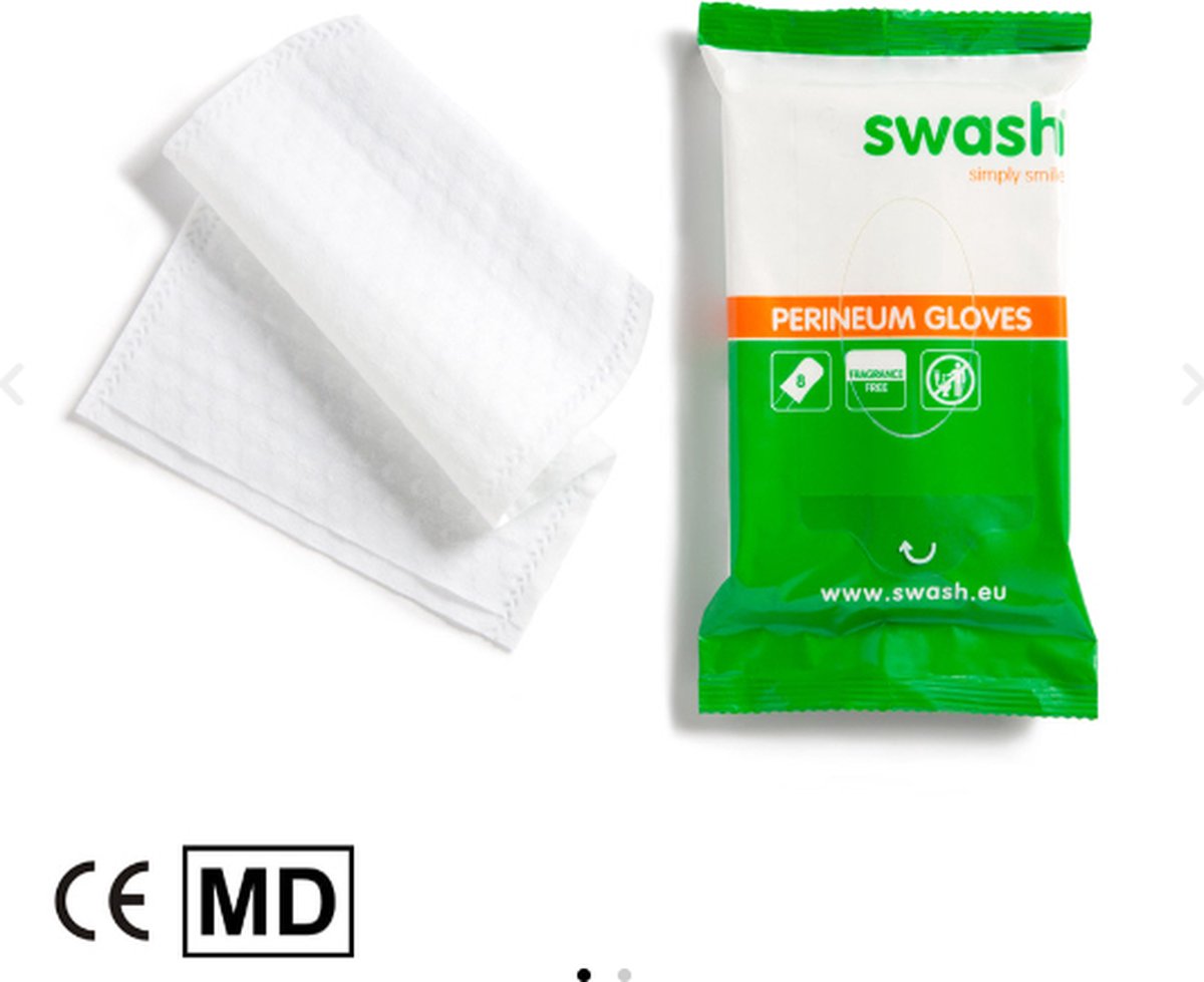 Arion swash perineum gloves parfumvrij - 8-washandjes