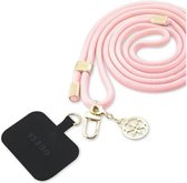 Guess Universal Wrist Chain - Tether Patch - 4G Charm - Rose