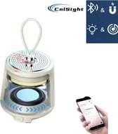 4 IN 1 Camping lamp met Bluetooth5.0 & Magnetisch- Kampeerlamp(3 modi:warm wit/wit/RGB) - Tentlamp Oplaadbaar- dimbaar- Hanglamp - Nachtlamp - Tuinverlichting - Feestverlichting - Type C- Wit