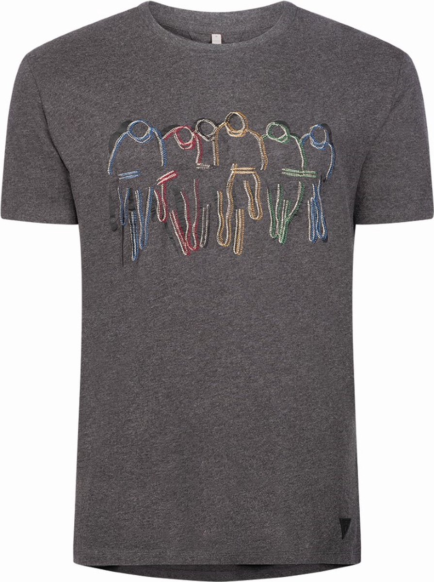 Le Patron T-shirt Grijs Peloton - Maat XXL