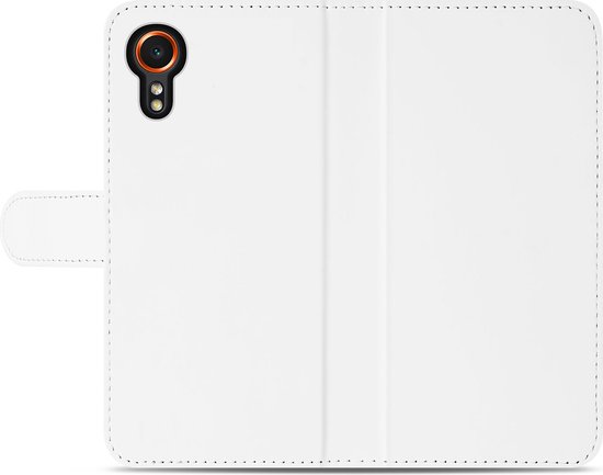 Book Case Phone Case Convient pour Samsung Galaxy Xcover 7 Wit avec porte-carte