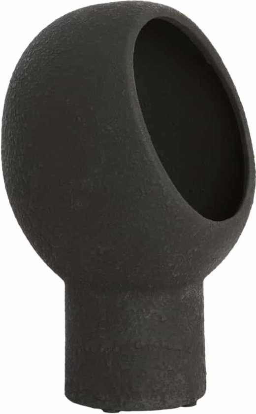 vtwonen Lampe de table 18,5x17x30 cm MONK céramique noire