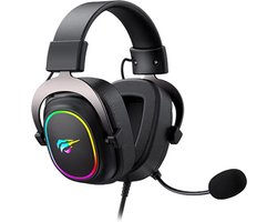 HAVIT - Gaming Headset RGB - Bedraad met microfoon compatibel PC - PS4 - PS5, Switch - XBOX Series X en S