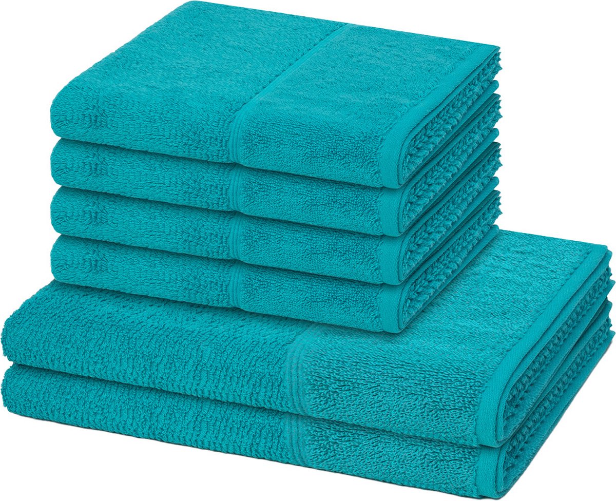 Möve for frottana Sonstiges 4 X handdoek 2 X douchehanddoek - in set 6 pack Pearl