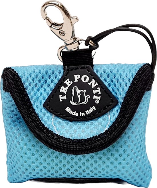 Tre Ponti Sacs à déjections canines à crottes Mesh Blauw clair