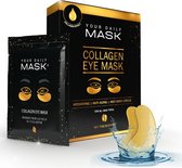 Votre Masque Daily Masque Yeux Contre les Poches - Soins Masque Visage - 24 PCS (12 paires) - Masque Yeux au Collagène et Or - Patchs Yeux - Kératine Algues et Huile de Ricin - Combinaison unique