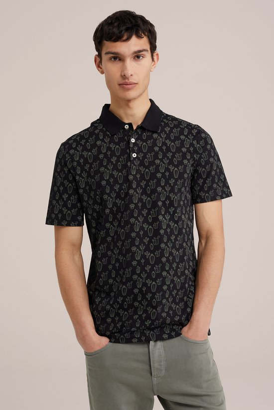 WE Fashion Polo coupe haute pour homme avec motif