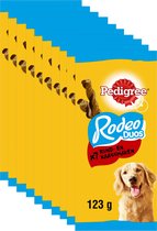 Pedigree Rodeo Duo's - Hondensnacks - Rund & Kaas - 10 x 7 stuks
