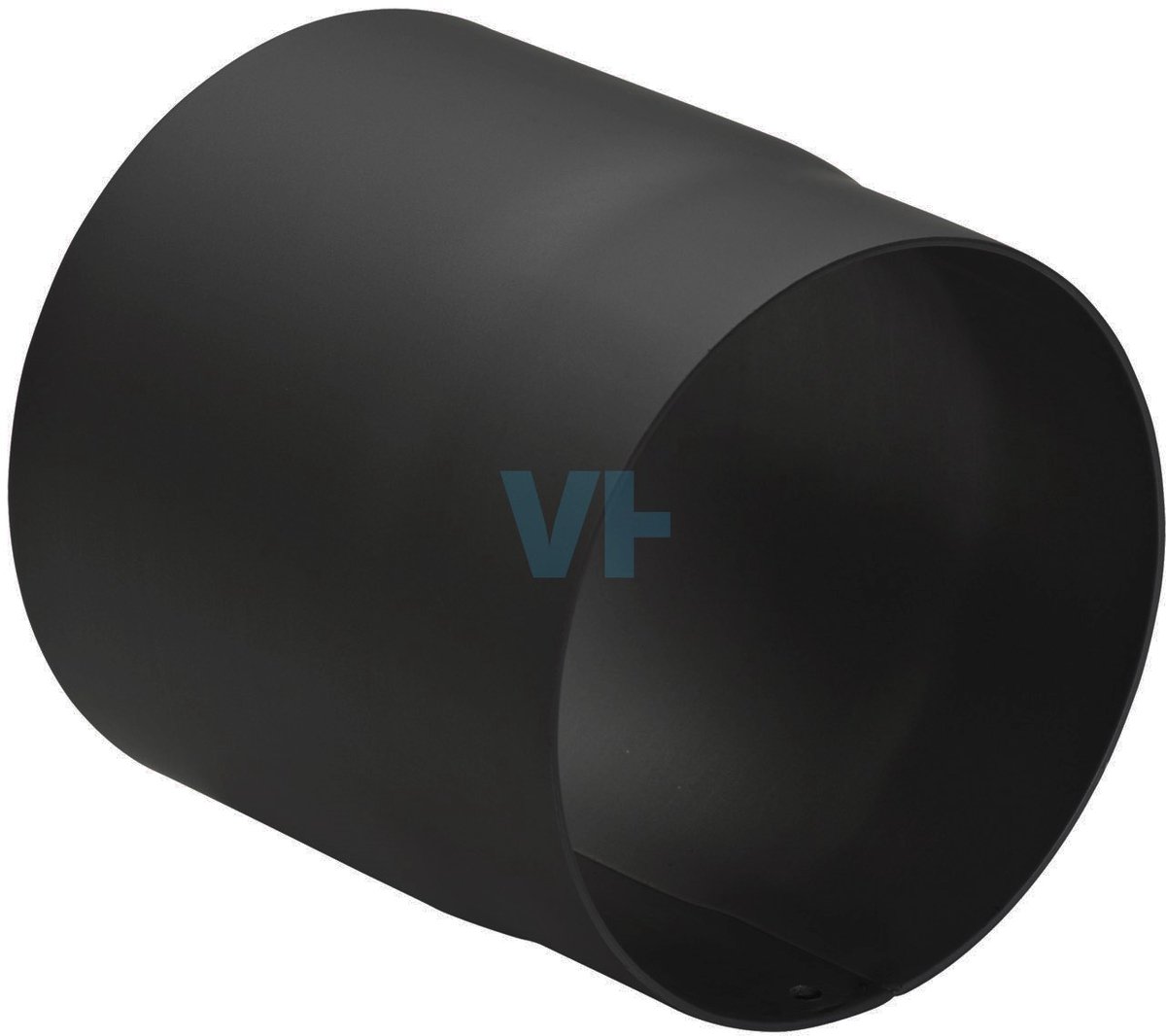 Pijp 15 Cm Zwart Staal 2mm Ø130 mm