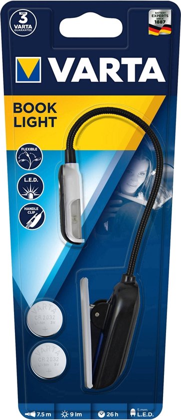 Varta LED Book Light - leeslamp - werkt op batterij