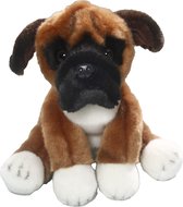 Carl Dick Knuffeldier Boxer hond - zachte pluche stof - premium kwaliteit knuffels - 23 cm - honden