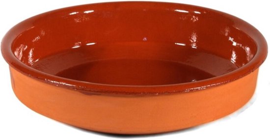 10x Plats à Tapas marron / terre cuite 21 cm - Plats / assiettes à Tapas