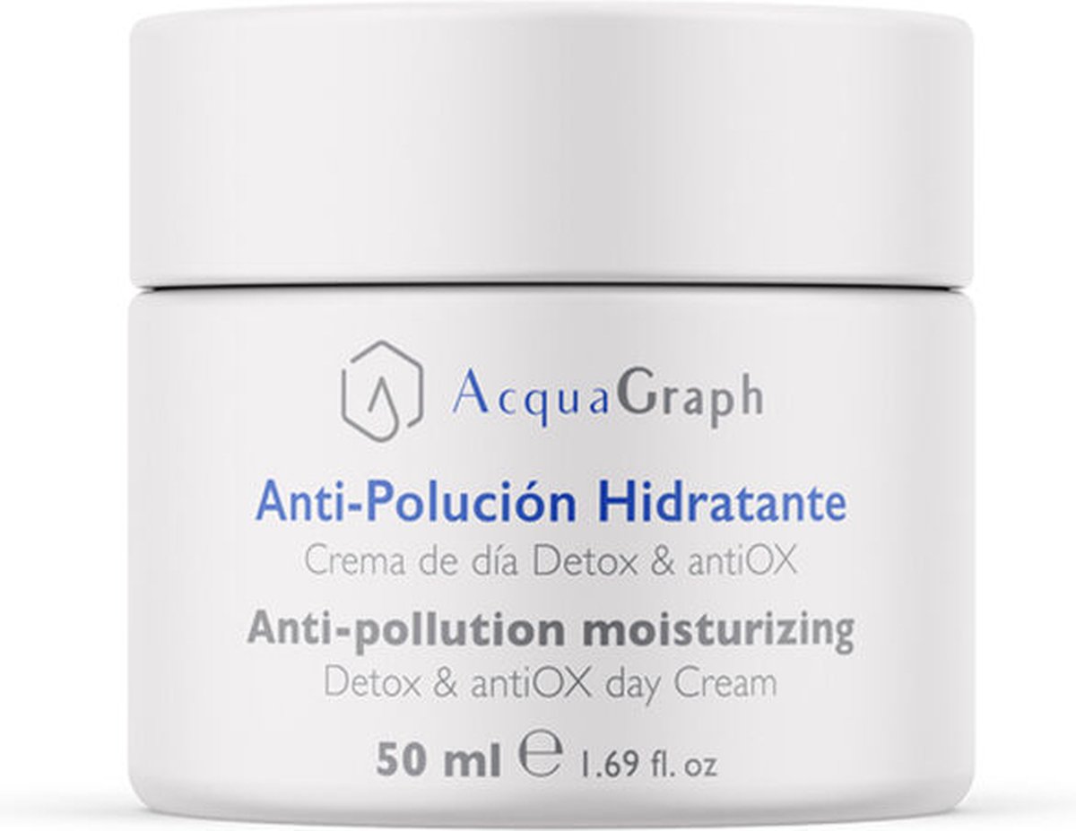 AcquaGraph Dagcrème Detox en antiOX Anti-vervuiling 50 ml Meerkleurig