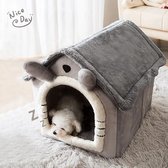 Smart-Shop Opvouwbaar Hondenbed - Afneembaar Kattenhuis - Wasbaar Kattennest - Indoor Hondenhok - Slaapbed huisdier