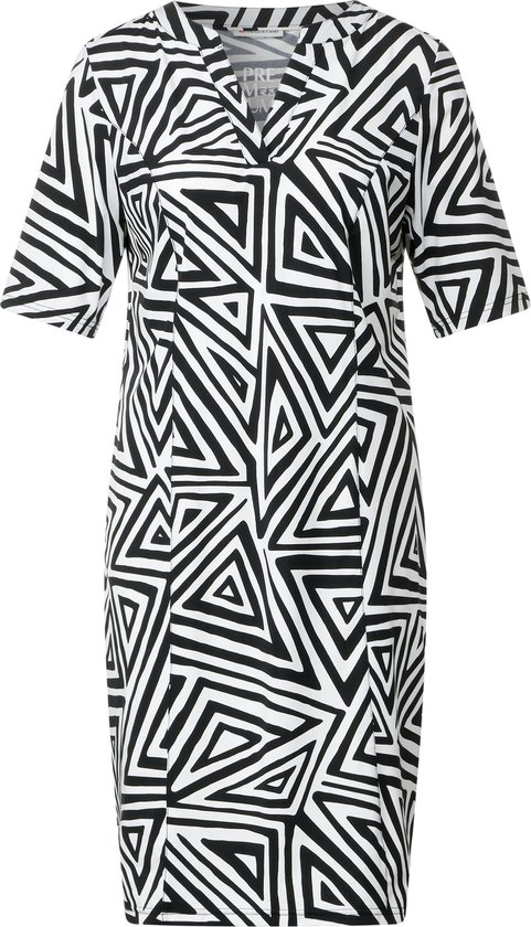 Street One Travel printed Dress Dames Jurk Black Maat 38 bol