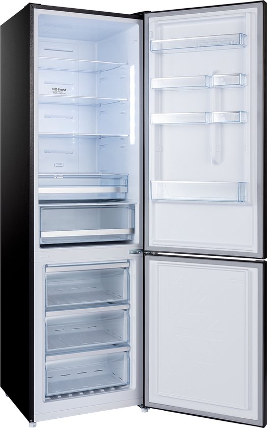 CHiQ FBM351NEI42 - Koel-vriescombinatie - 356 Liter - No Frost - Stil 35dB - Inverter Compressor - Digitaal LED Display - 12 Jaar Garantie op Compressor - D Energielabel