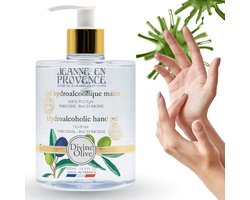 Jeanne en Provence - Divine Olive hydroalcoholische gel voor 99,9% handdesinfectie 500ml