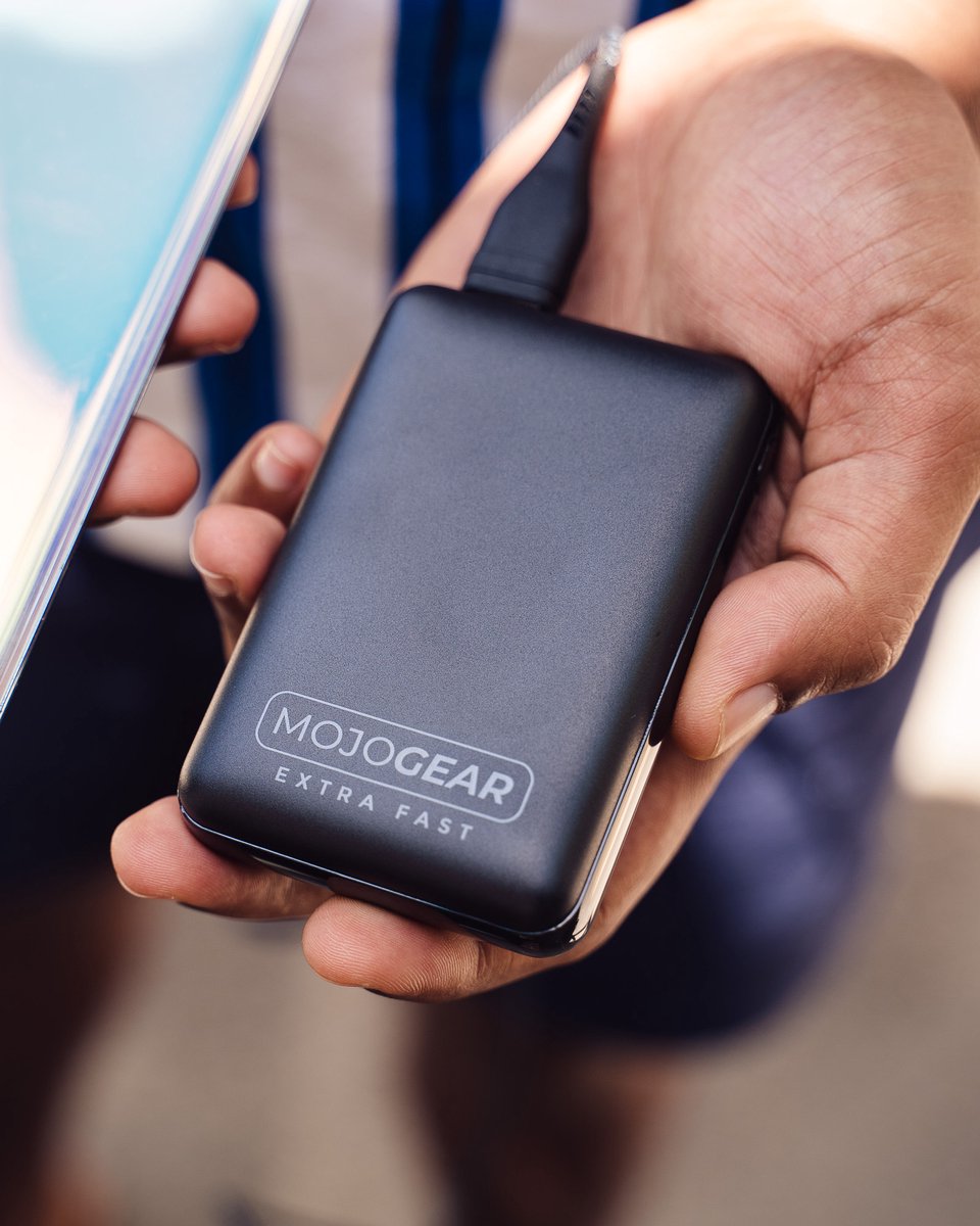 MOJOGEAR Powerbank 10.000 mAh Snelladen Zwart - afbeelding 3