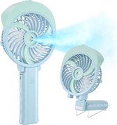 Oplaadbare Vernevelingsventilator - HandFan voor Verfrissende Elektrische Koeling - Draagbare Ventilator met Vernevelingstechnologie