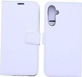 Bookcase Wit Geschikt voor Samsung Galaxy A34 - portemonnee hoesje - ZT Accessoires
