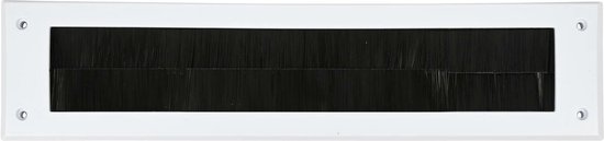 Foto: Benson brievenbusborstel wit kunststof 340 x 79 x 7 mm tochtwering tochtafsluiter