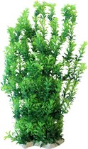 Plante d'aquarium Nobleza - Plante artificielle - plant en plastique - Décoration d'aquarium - Décoration d'aquarium - Feuilles pointues vertes