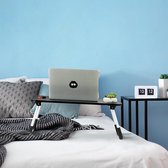 Laptoptafel voor bed, opvouwbare bedtafel,Laptoptafel for your bed, inklapbare laptoptafel - ontbijttafel met inklapbare poten 26 x 63 x 40 cm