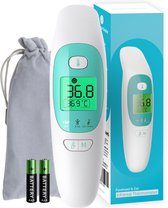 WiseLife Koortsthermometer - Oorthermometer - Thermometer voorhoofd - Thermometer Lichaam - Infrarood Thermometer - Koortsthermometer voor Volwassenen/Kinderen/Baby's - Contactloos - Model 20M