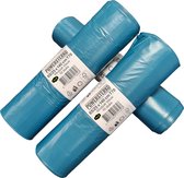 Ace Verpakkingen - Kliko zak/ Container zak - Vuilzak - Blauw - 65cm × 140cm - Behoud van een schone kliko - Eenvoudig in gebruik - Rol à 10 stuks
