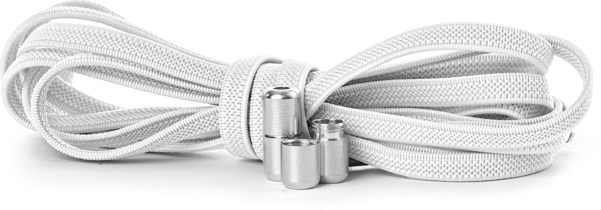 Ecorare - Elastische veters - Wit & 105 cm - Nooit meer strikken - Plat design schoenveters