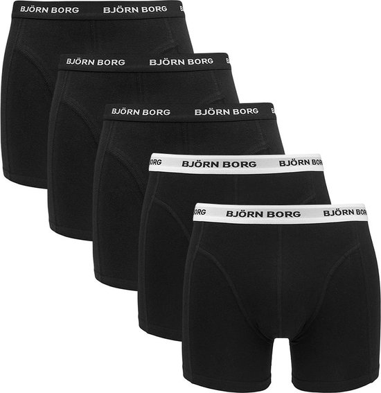 OGOUGUAN 3-pack lange compressieshort voor heren, koel en droog, sportpanty, sportonderbroek, hardloopbroek, basislaag, shorts met telefoonzakken, Zwart, 3XL