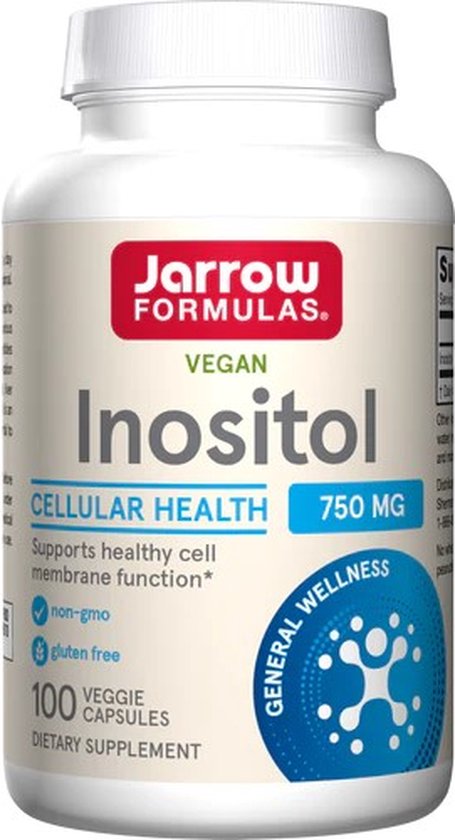 Inositol 750mg 100 capsules (vitamine B8) | Jarrow Formulas