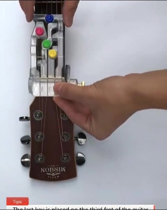 Klassieke akkoord leren Buddy hulp assistent voor het spelen van akkoord beste studie- en lerensysteem voor gitaar minnaar Beginner Tuners Tools en pijnbestendig vingergitaarhulpmiddel, goed cadeau voor beginnende gitaarliefhebbers