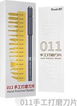 Qianli 011 Handgepolijste messen - mes en messet - Hand gepolijst - Uitstekende kwaliteit - Hard veerkrachtig