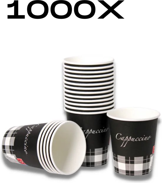 Koffiebeker karton 70,3mm 150ml 6oz vendingcup Wit
