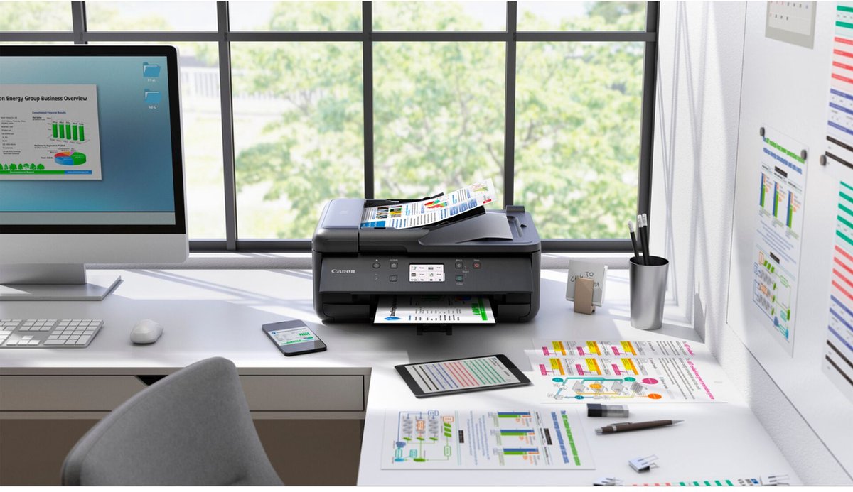 Canon PIXMA TR7650 - All-in-One Inkjetprinter - Zwart — afbeelding 2